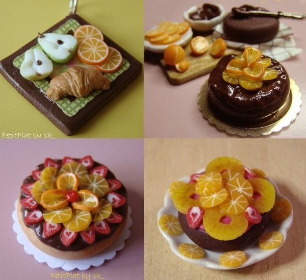 Nourritures en miniatures