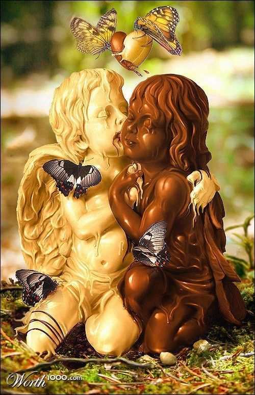 Sculptures en chocolat