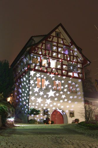 Maisons illuminées