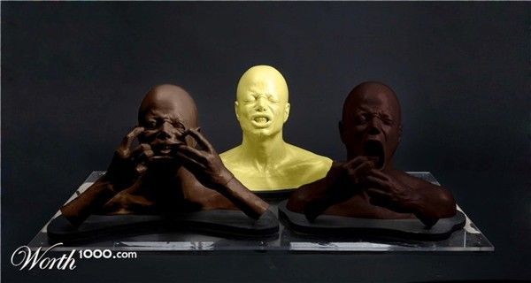 Sculptures en chocolat