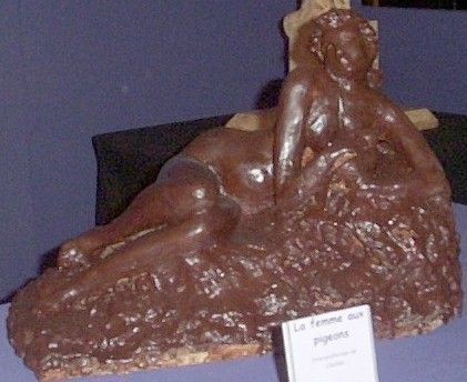 Sculptures en chocolat