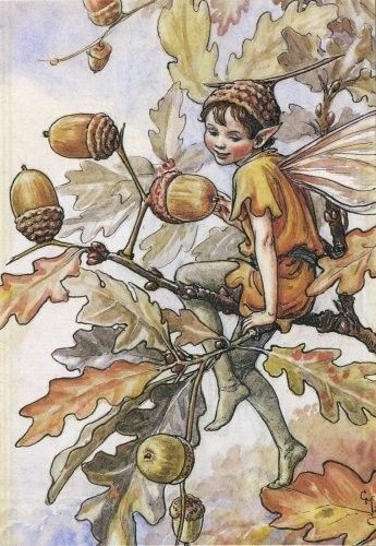 Dessins Saison Automne de Cicely Mary Barker