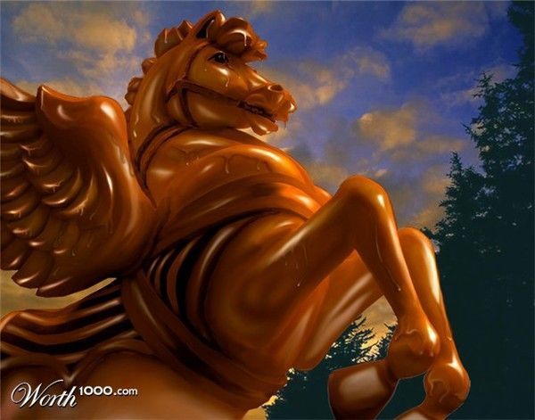 Sculptures en chocolat