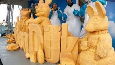 Sculptures en fromage