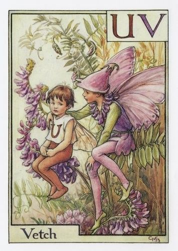 Dessins Alphabet de Cicely Mary Barker