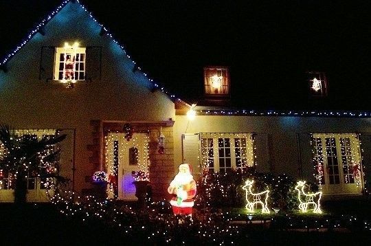 Maisons illuminées