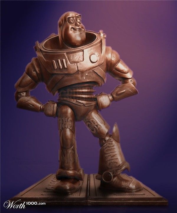 Sculptures en chocolat