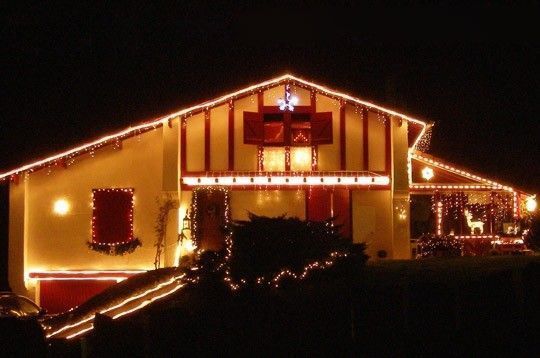 Maisons illuminées