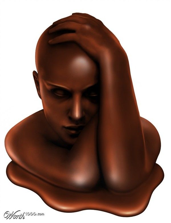 Sculptures en chocolat